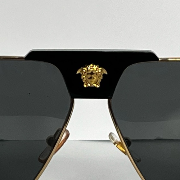 Versace Black and Gold Sunglasses - Picture 2 of 13